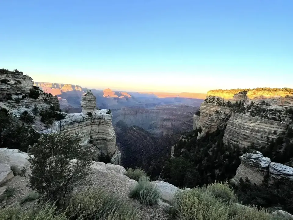The Grand Canyon from the rim